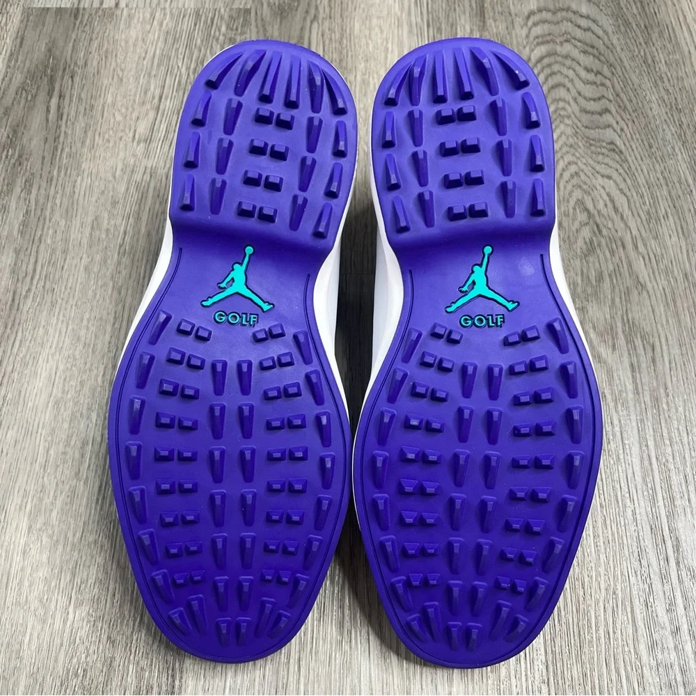 New Jordan ADG 5 White Grape Ice FQ7874-100 Golf Shoes Mens size 9‎ Purple Nike